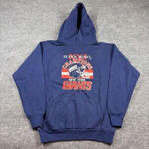 Vintage Trench Hooide Men's M 1987 New York Giants Super Bowl XXI Champions